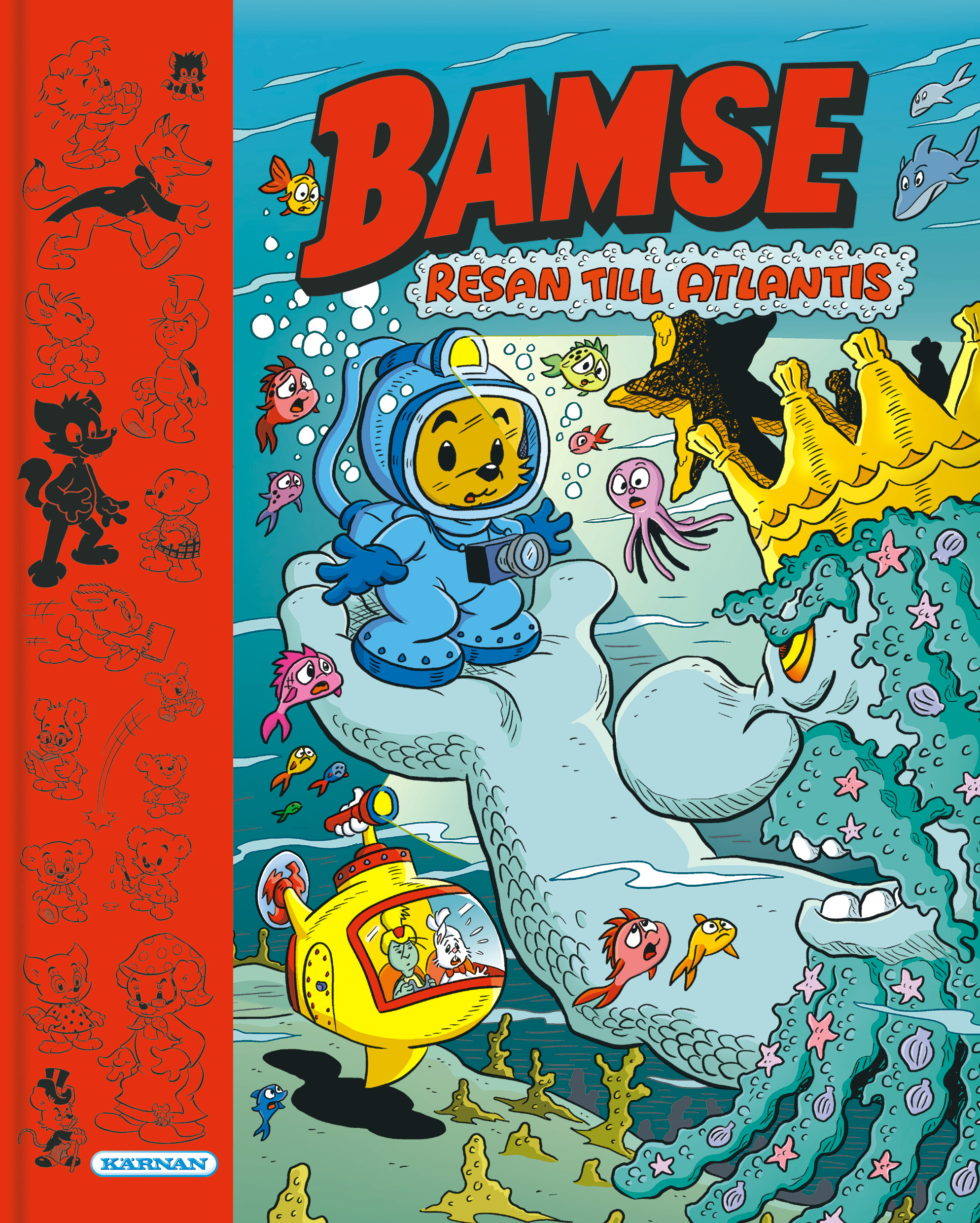 Omslag: Bamse Resan till Atlantis