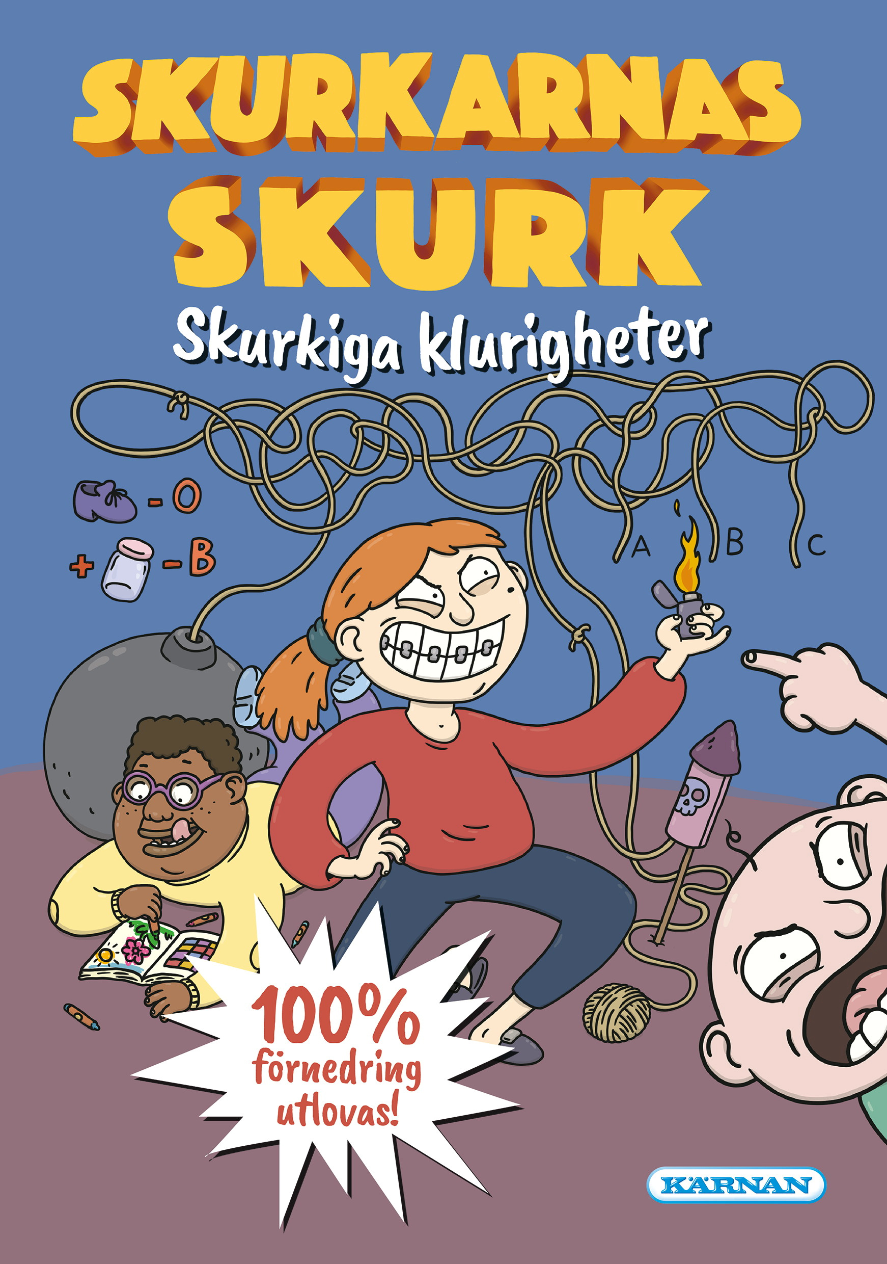 Omslag: Skurkiga klurigheter