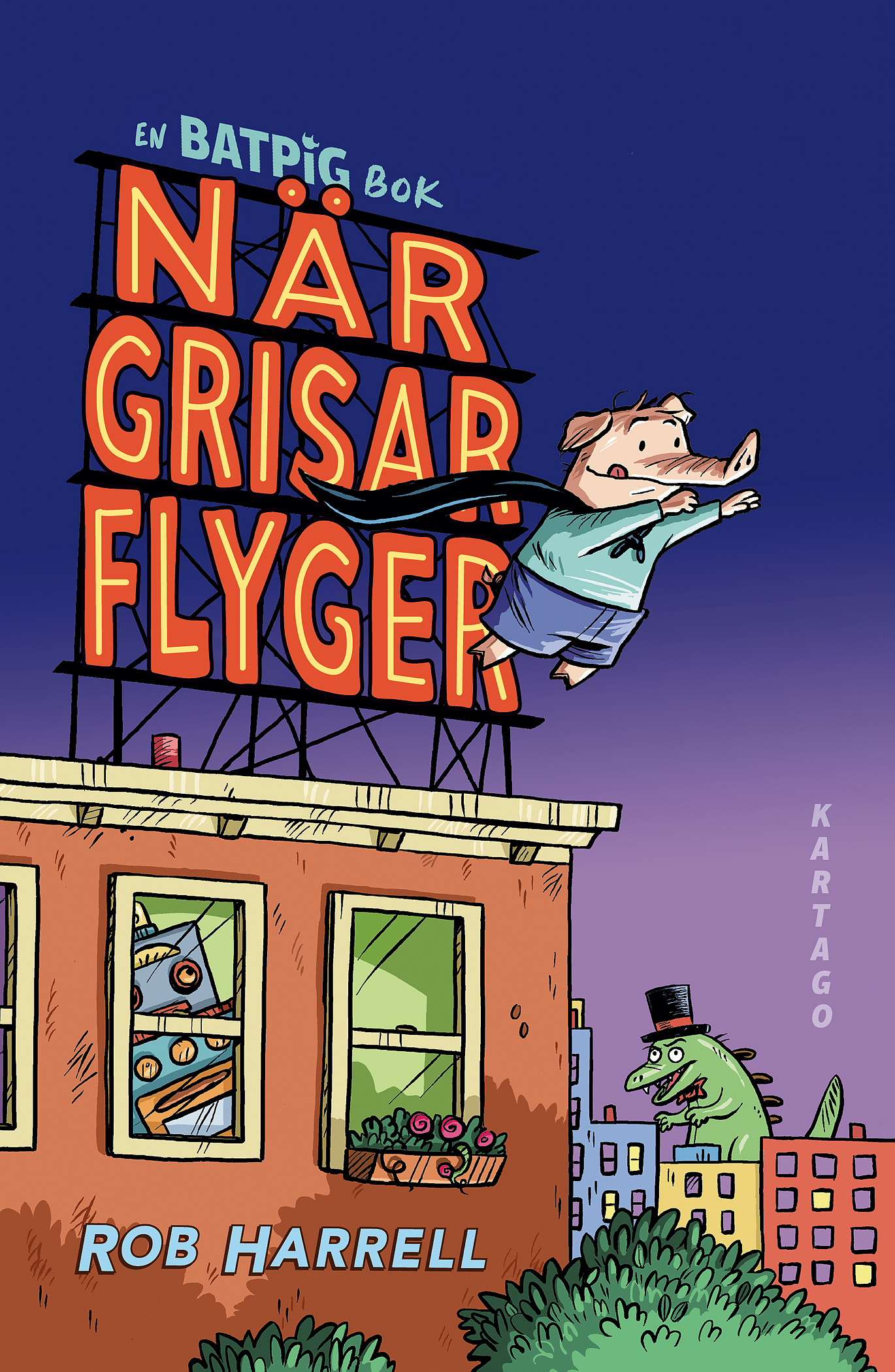 Omslag: När grisar flyger