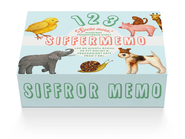 Omslag: Spela mera : Siffer-Memo