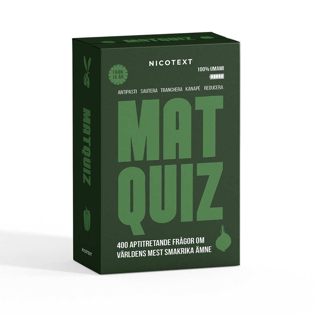 Omslag: Matquiz