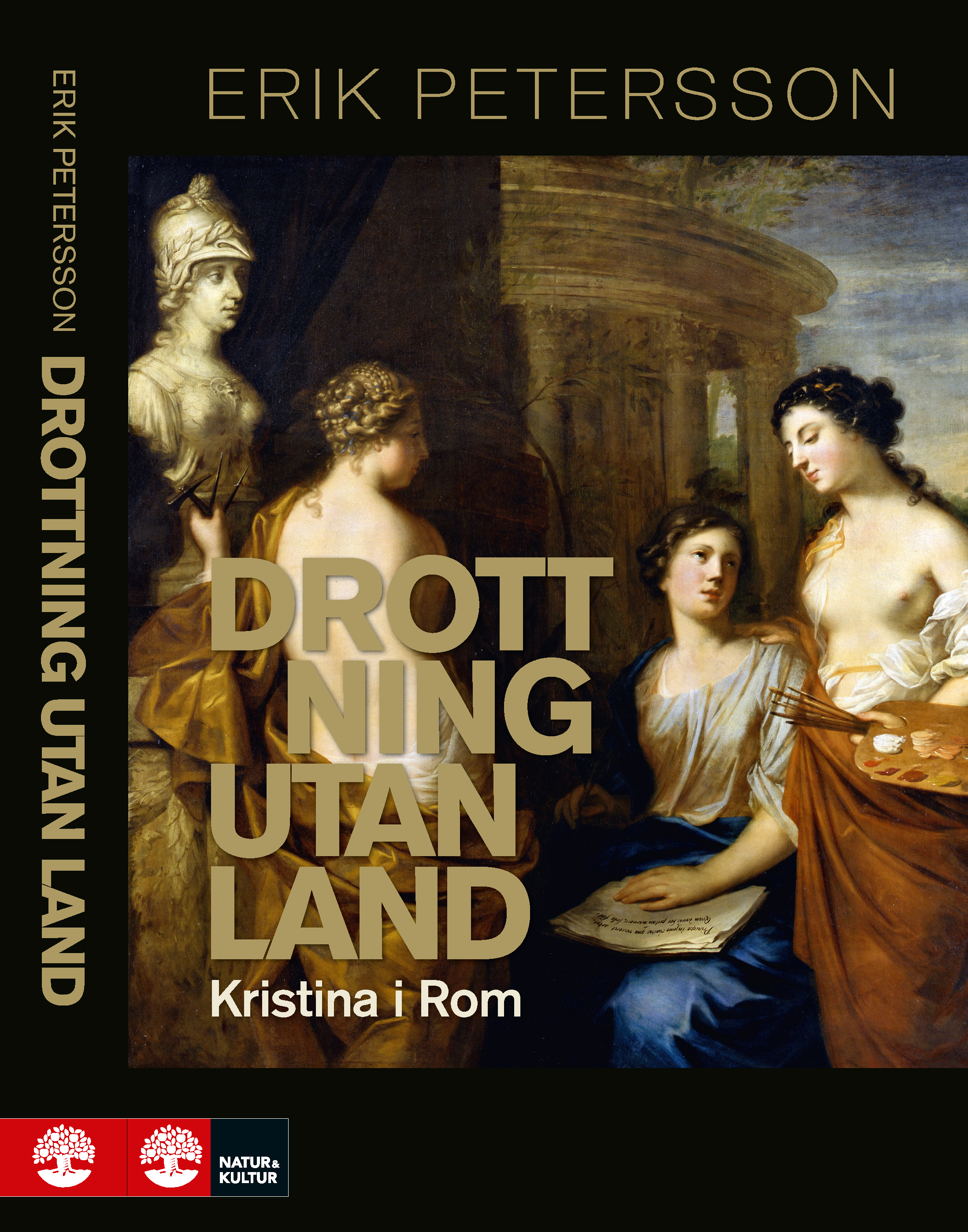 Omslag: Drottning utan land : Kristina i Rom
