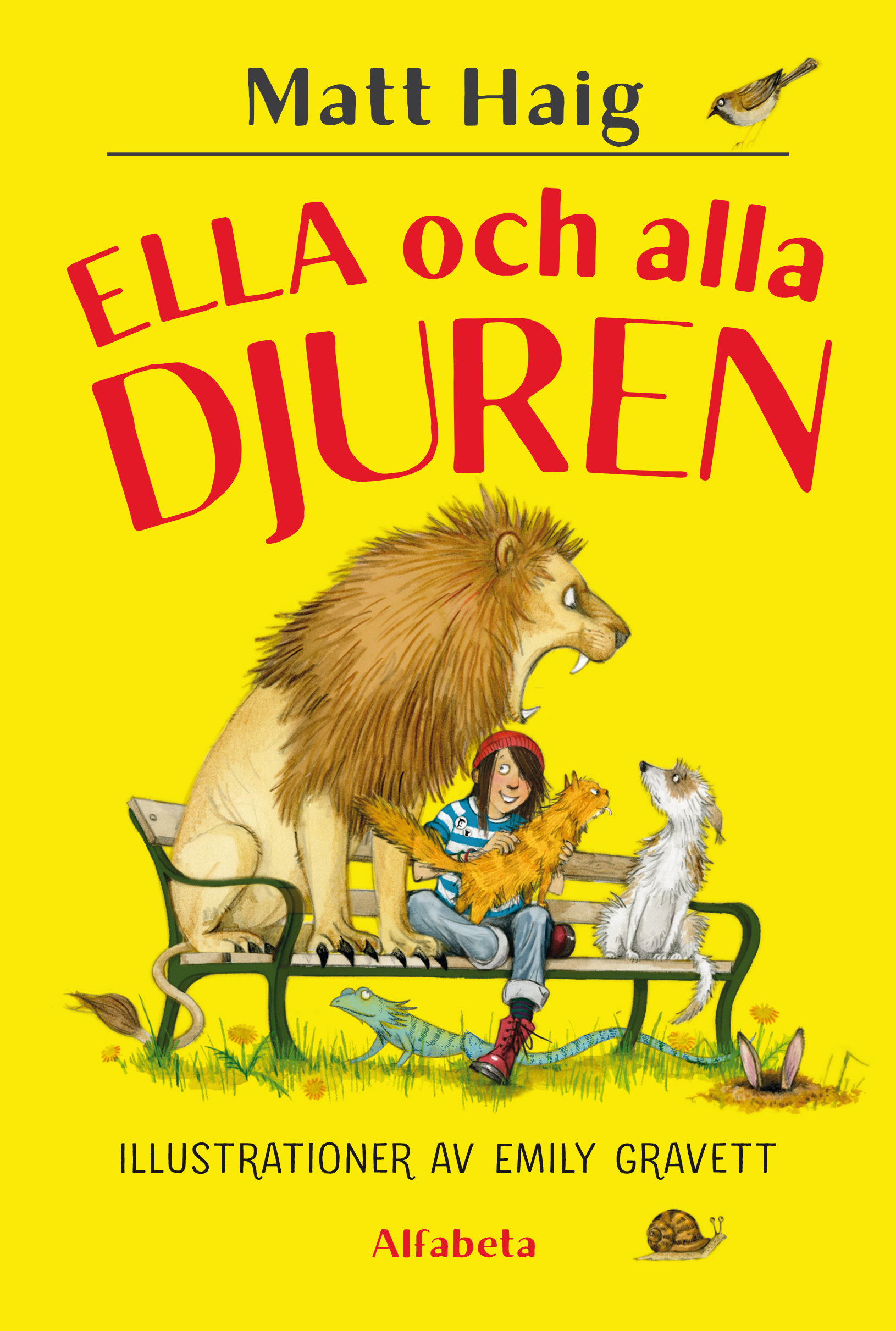 Omslag: Ella och alla djuren