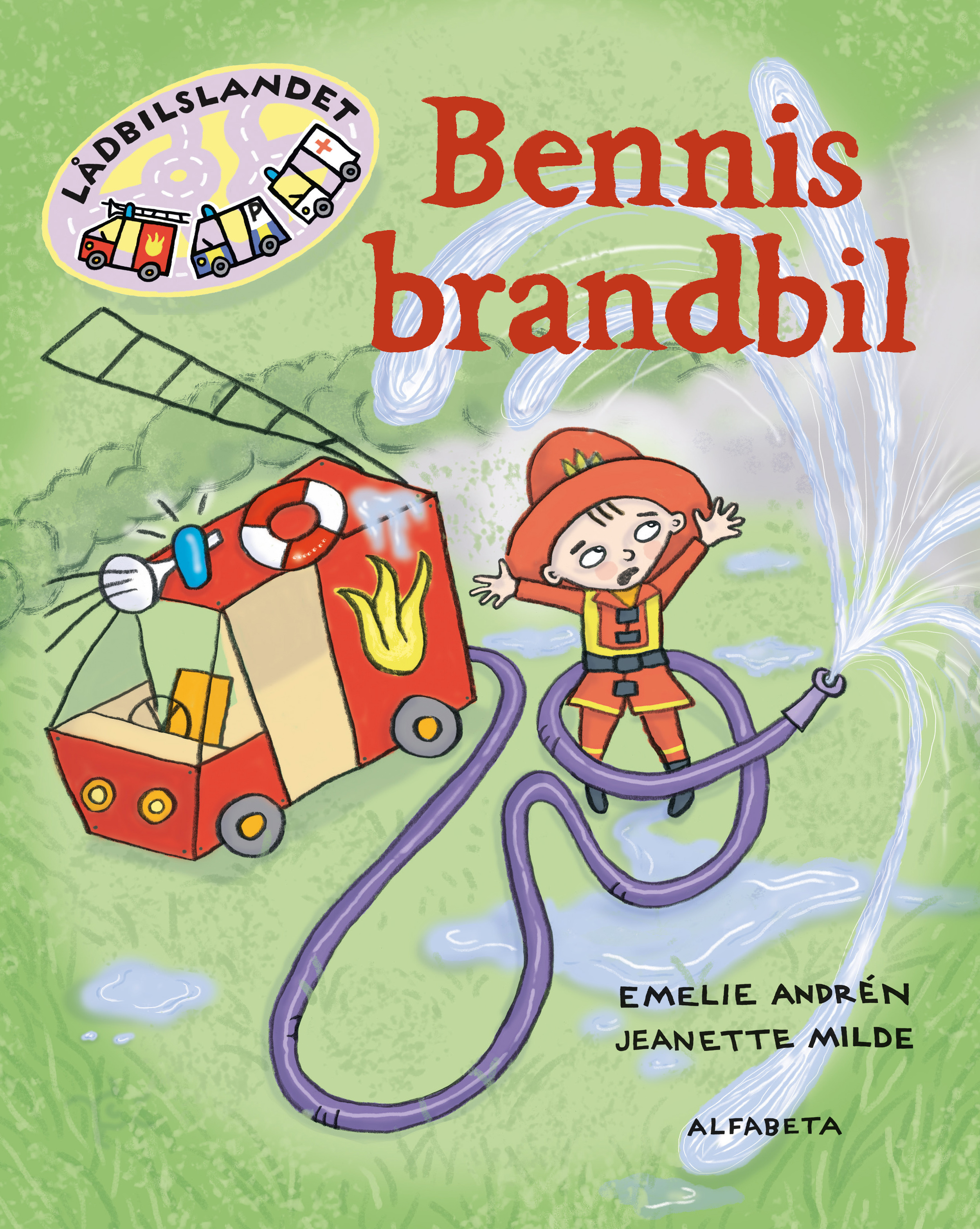 Omslag: Bennis brandbil