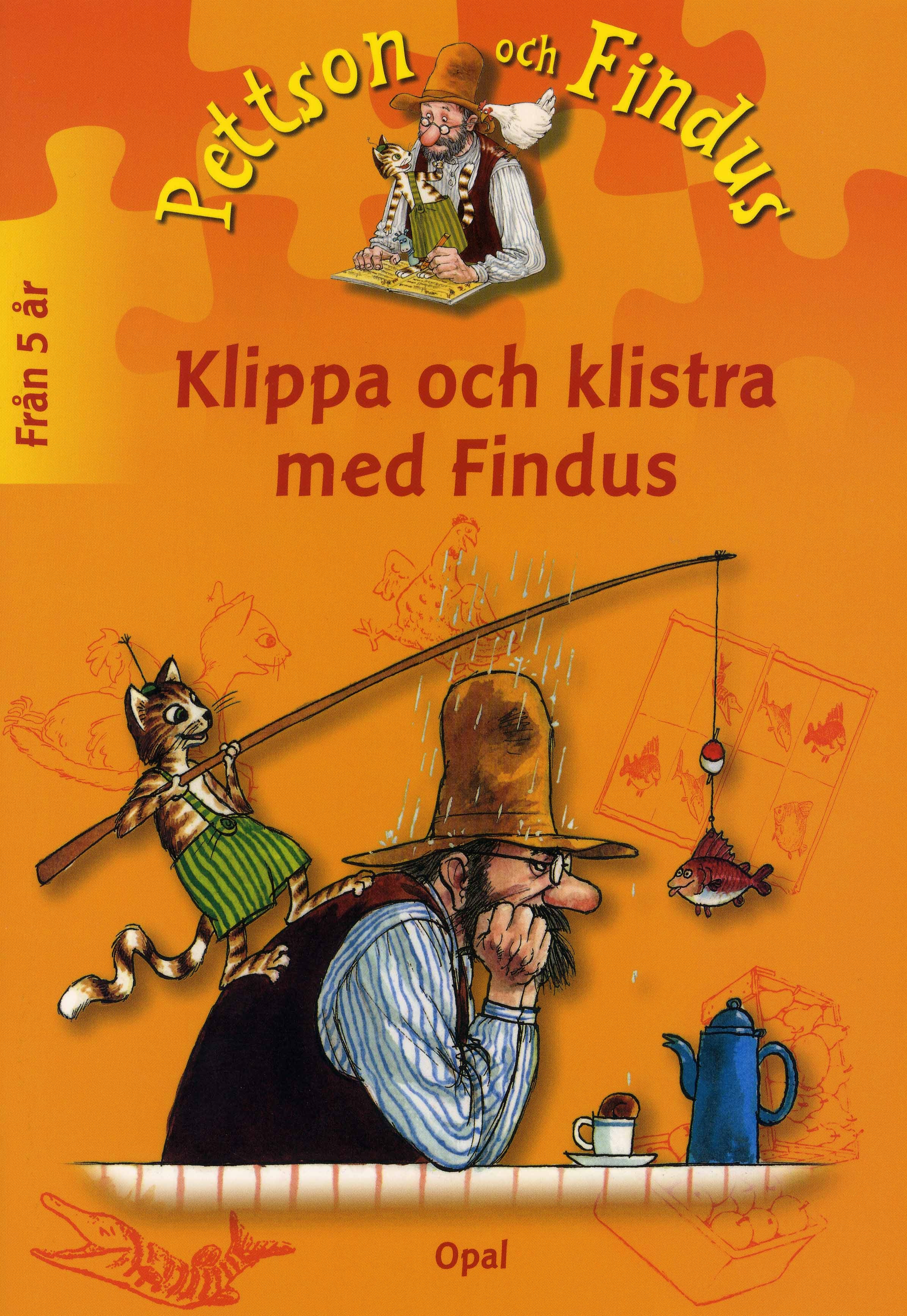 Omslag: Klippa och klistra med Findus
