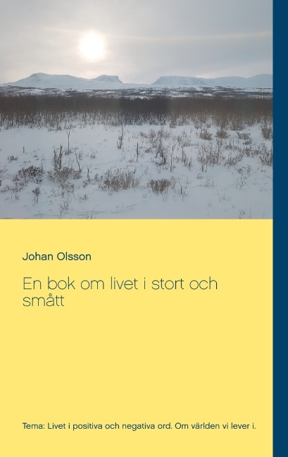 Omslag: En bok om livet i stort och smått