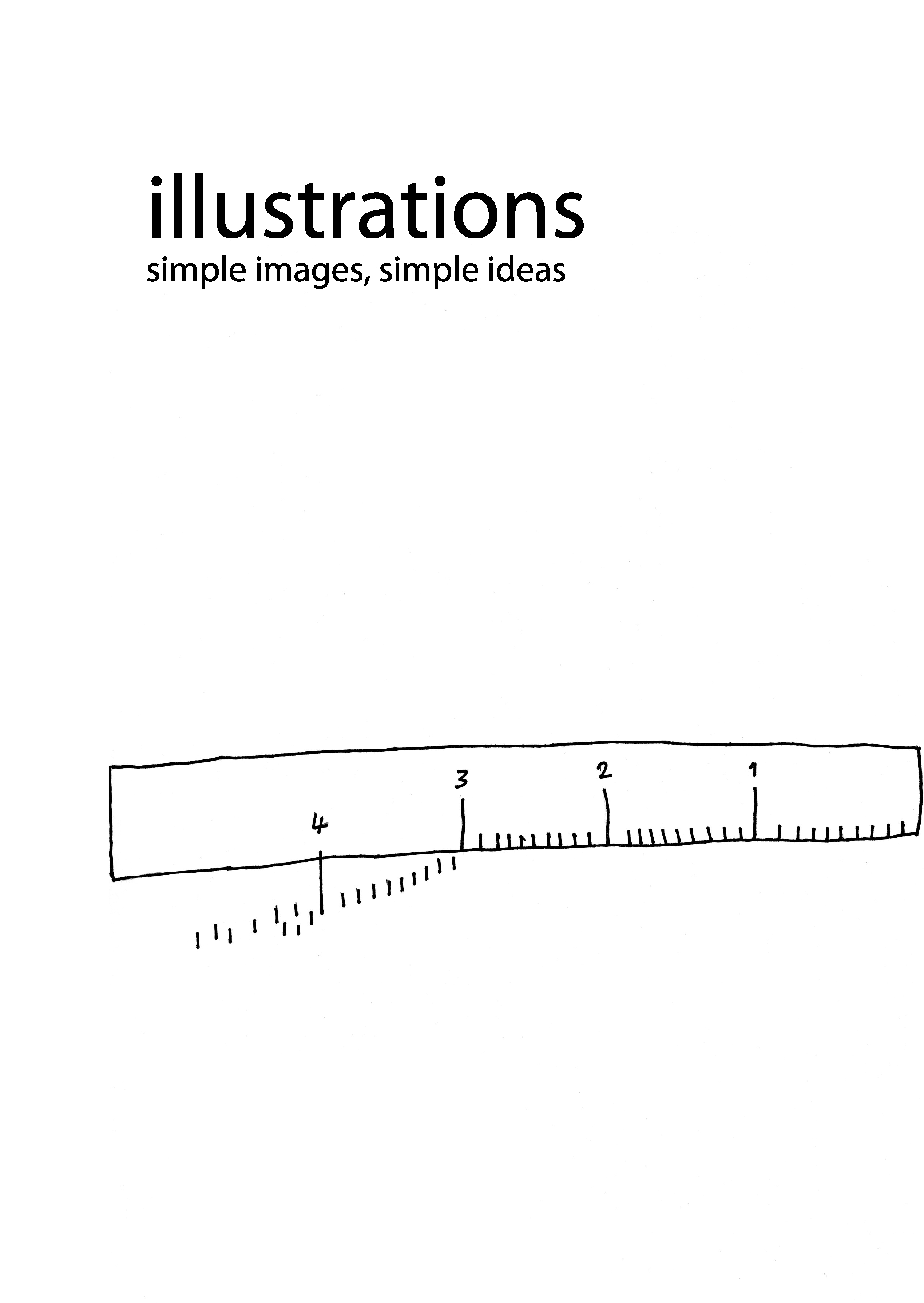 Omslag: Illustrations : simple images, simple ideas