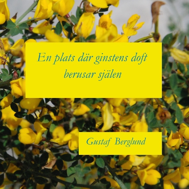 Omslag: En plats där ginstens doft berusar själen : en sonettkrans
