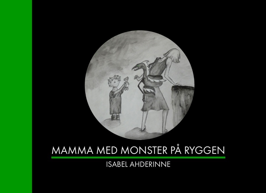 Omslag: Mamma med monster på ryggen