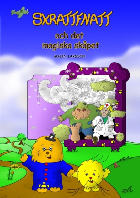 Omslag: Skrattfnatt och det magiska skåpet : Skrattfnatt och det magiska skåpet