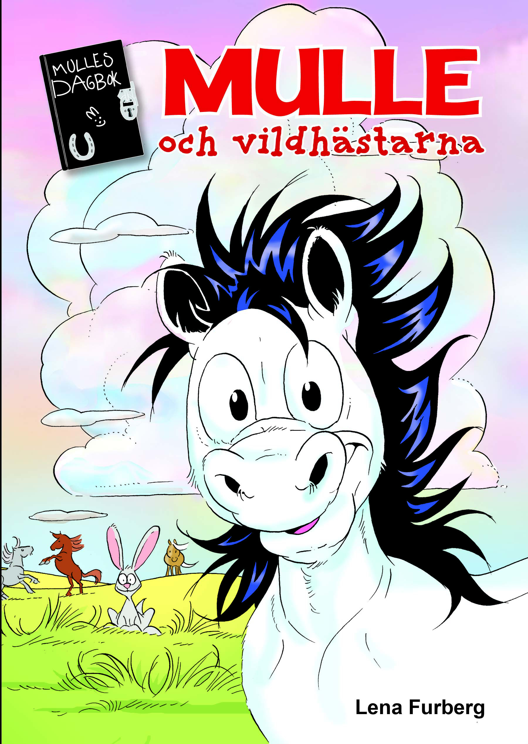 Omslag: Mulle och vildhästarna
