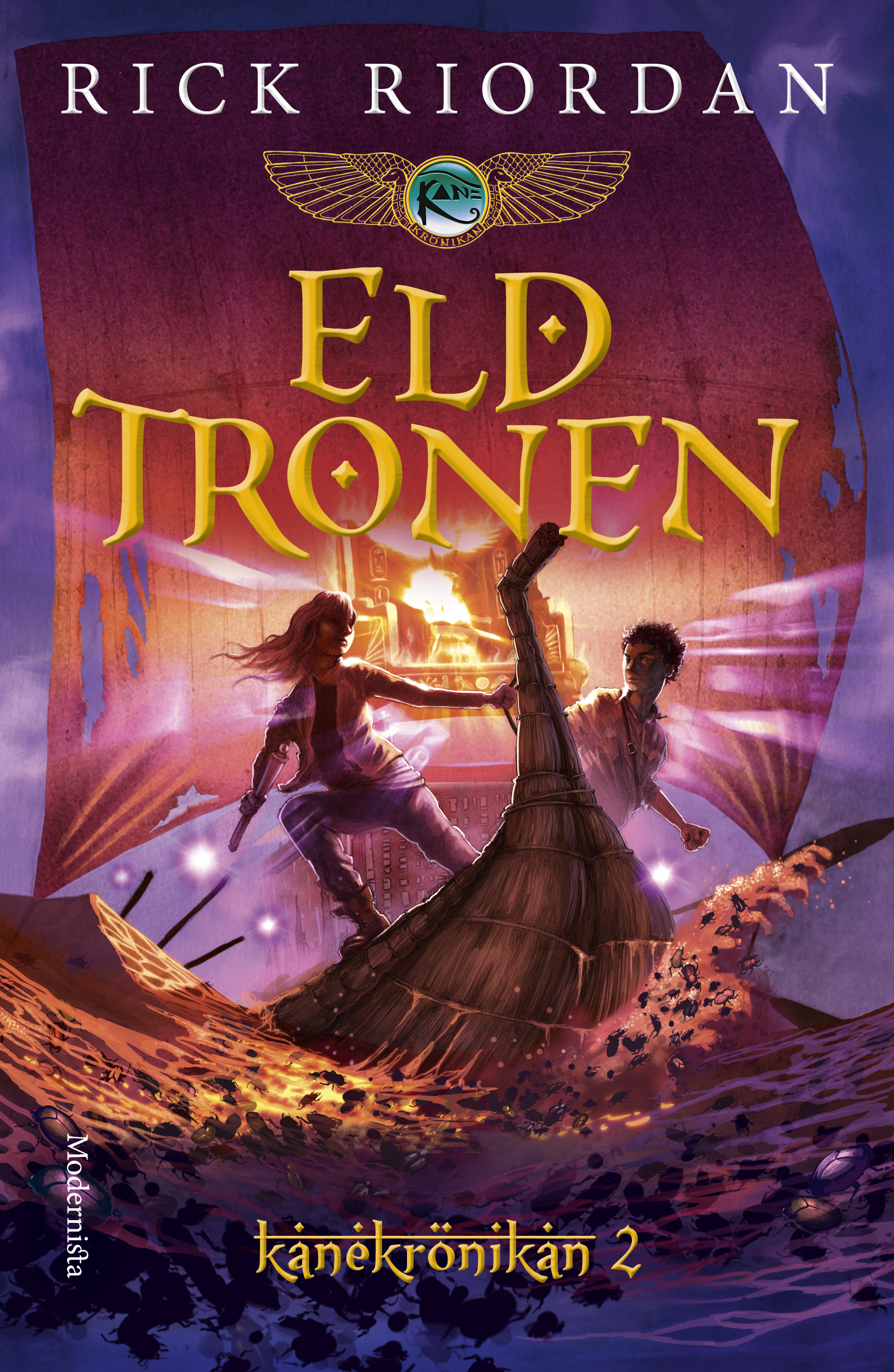Omslag: Eldtronen
