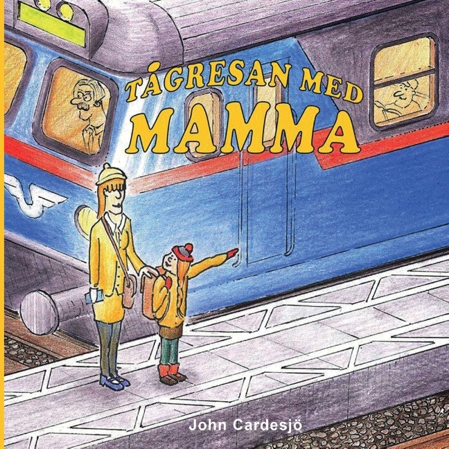 Omslag: Tågresan med mamma!