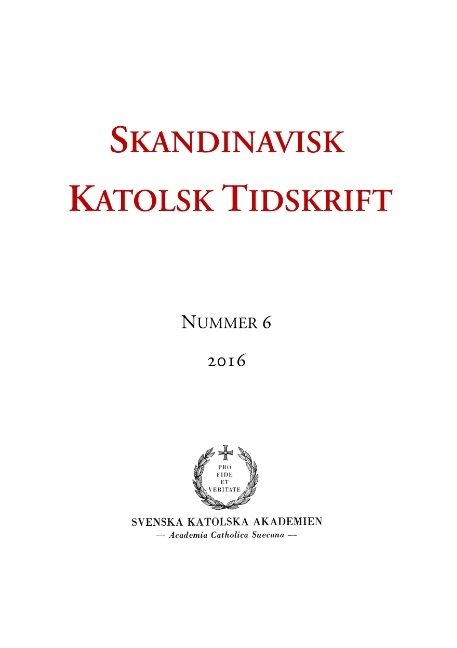 Omslag: Skandinavisk Katolsk Tidskrift 6 (2016)
