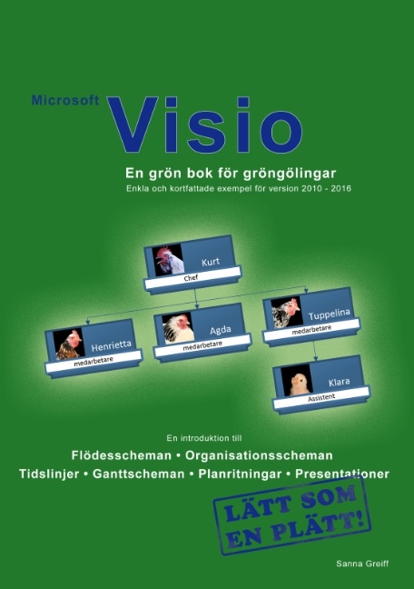 Omslag: Microsoft Visio : en grön bok för gröngölingar