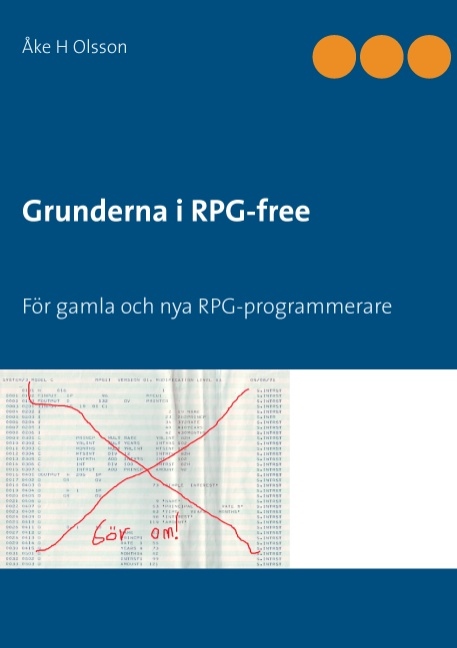 Omslag: Grunderna i RPG-free : för gamla och nya RPG-programmerare