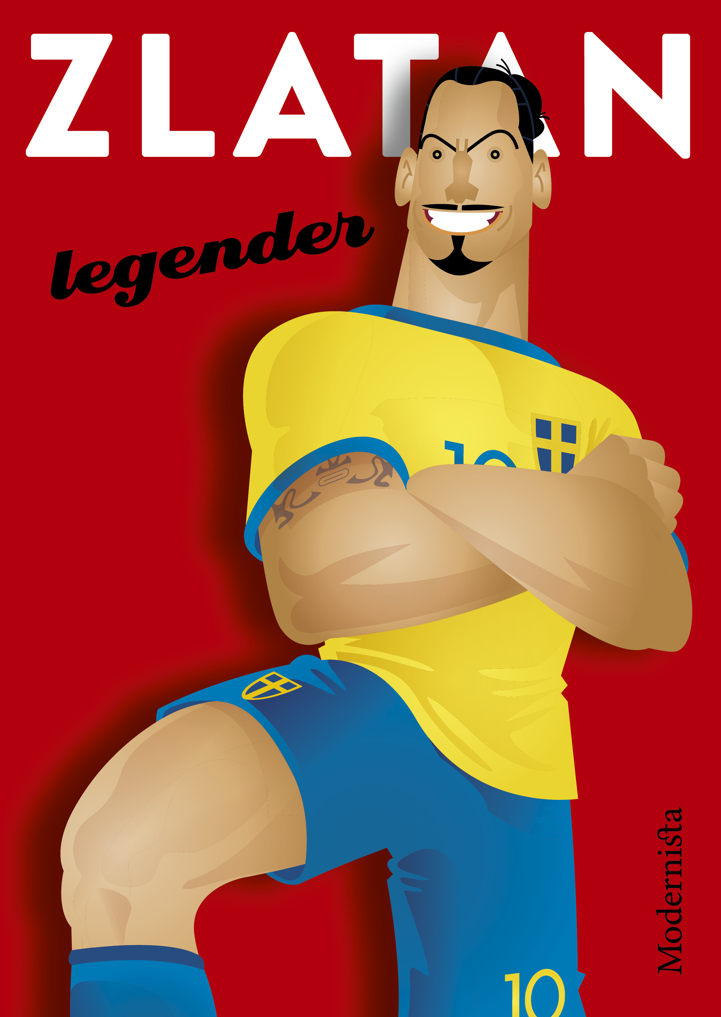 Omslag: Zlatan : legender