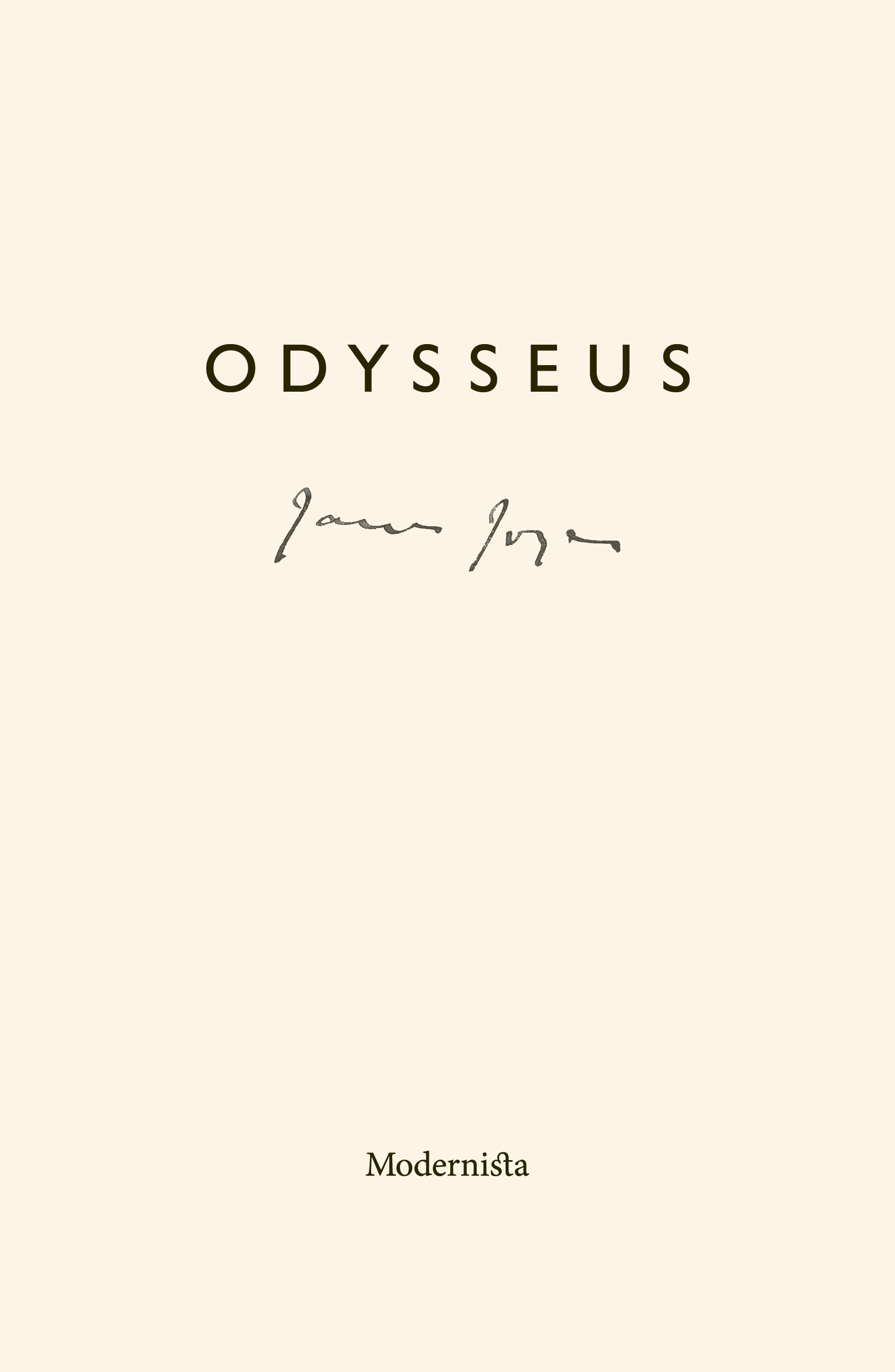 Omslag: Odysseus