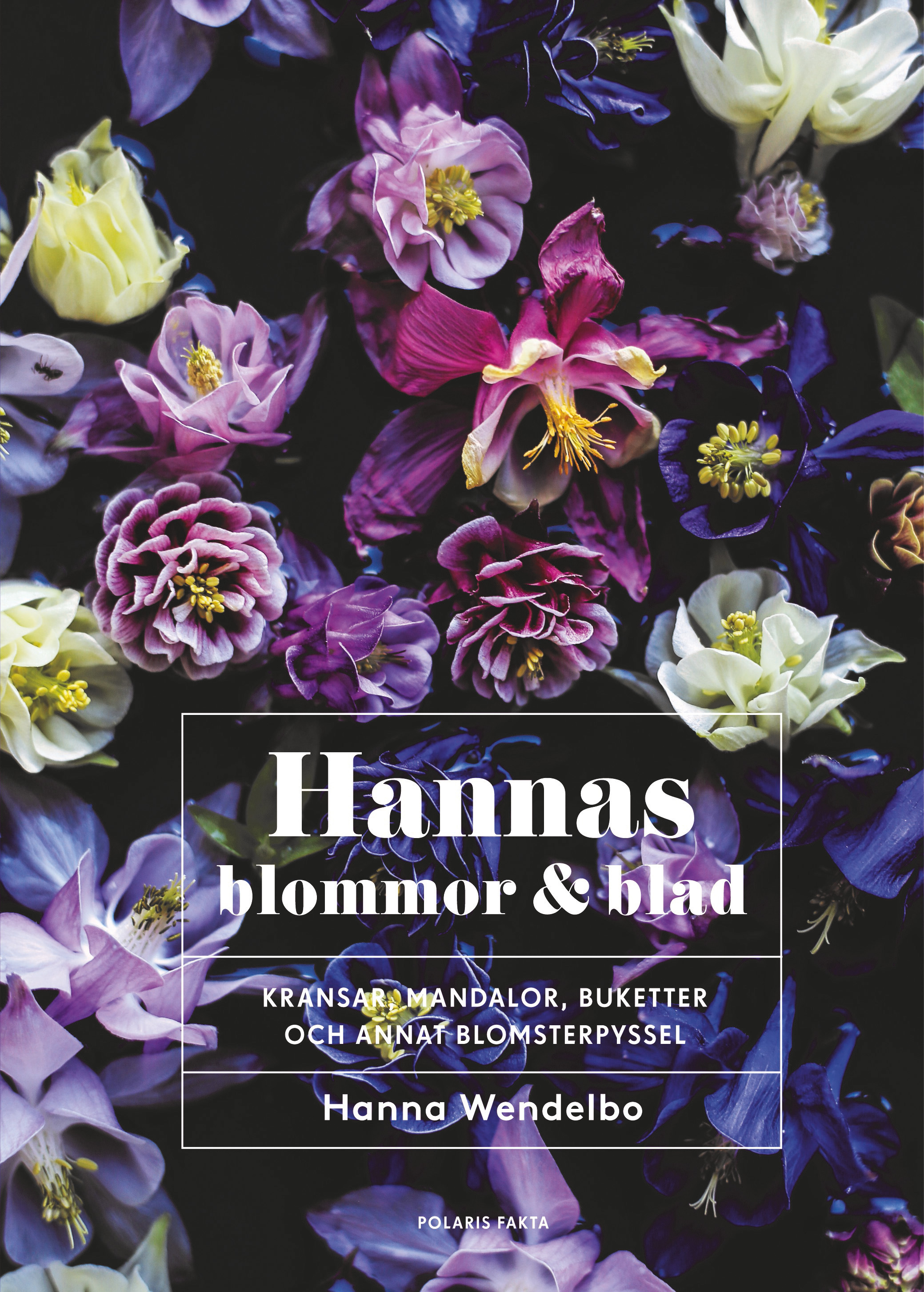 Omslag: Hannas blommor & blad : Kransar, mandalor, buketter och annat blomsterpysse
