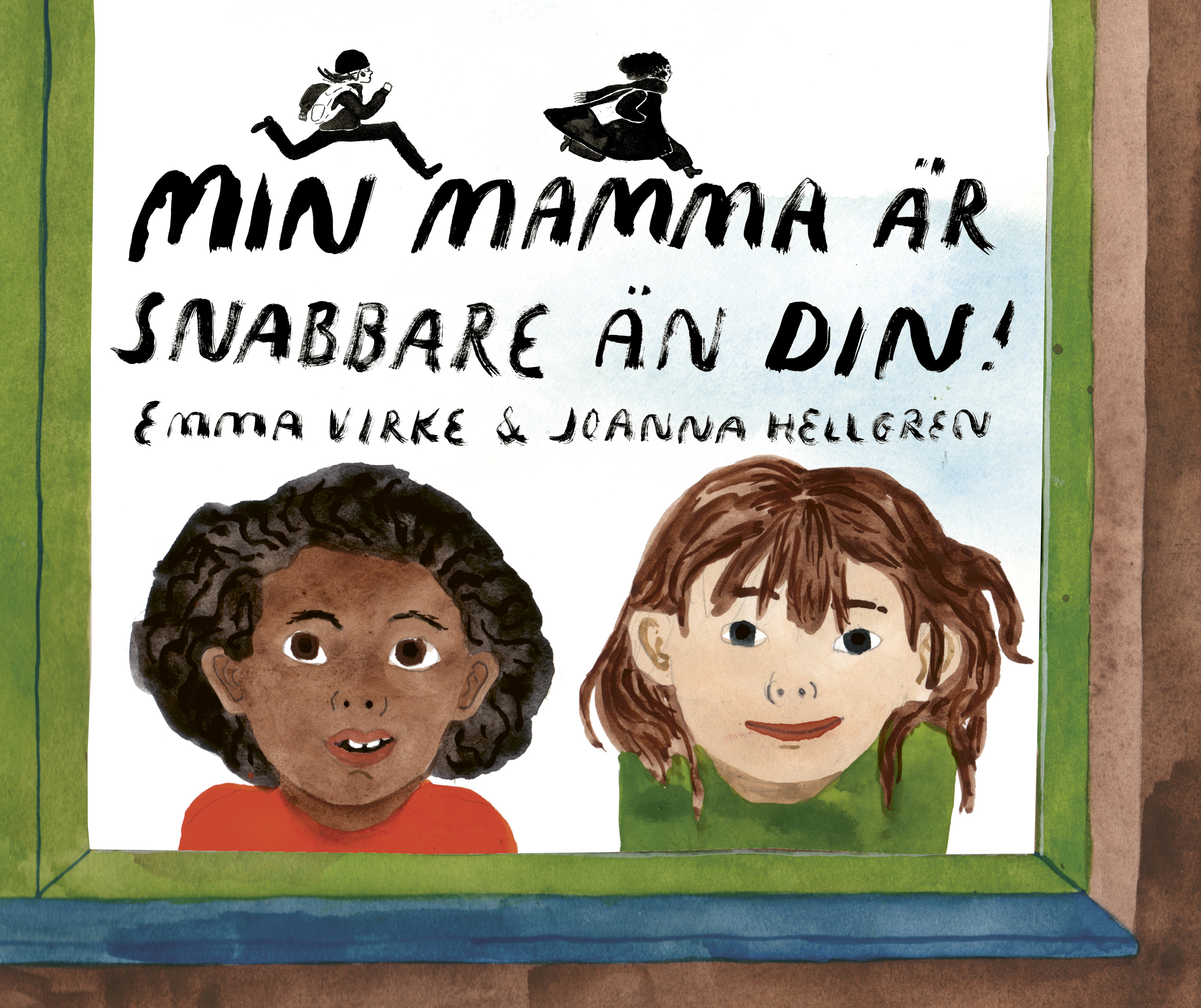 Omslag: Min mamma är snabbare än din!