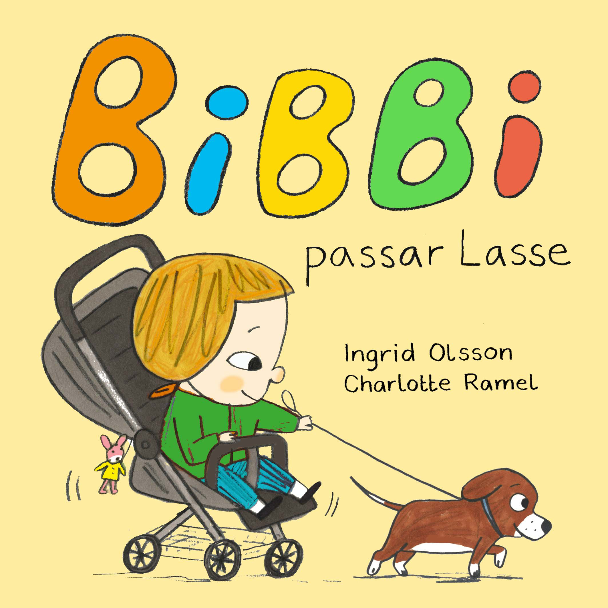 Omslag: Bibbi passar Lasse