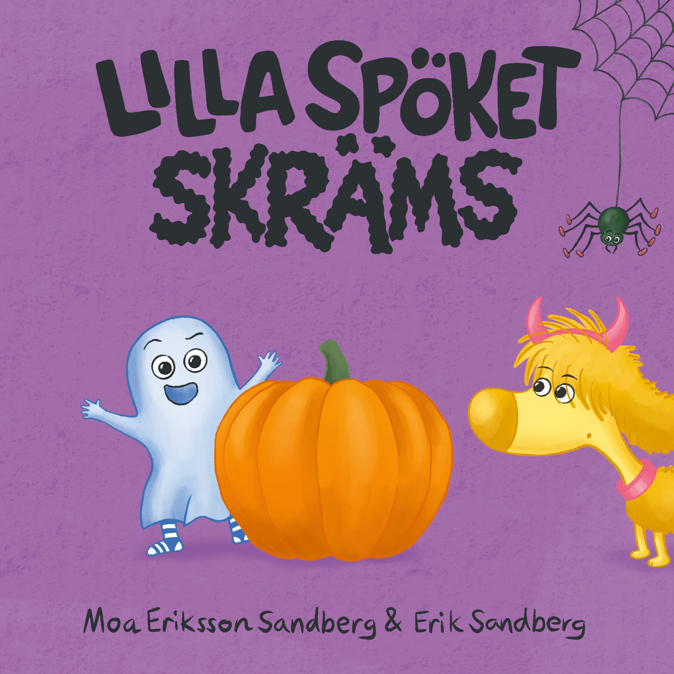 Omslag: Lilla spöket skräms