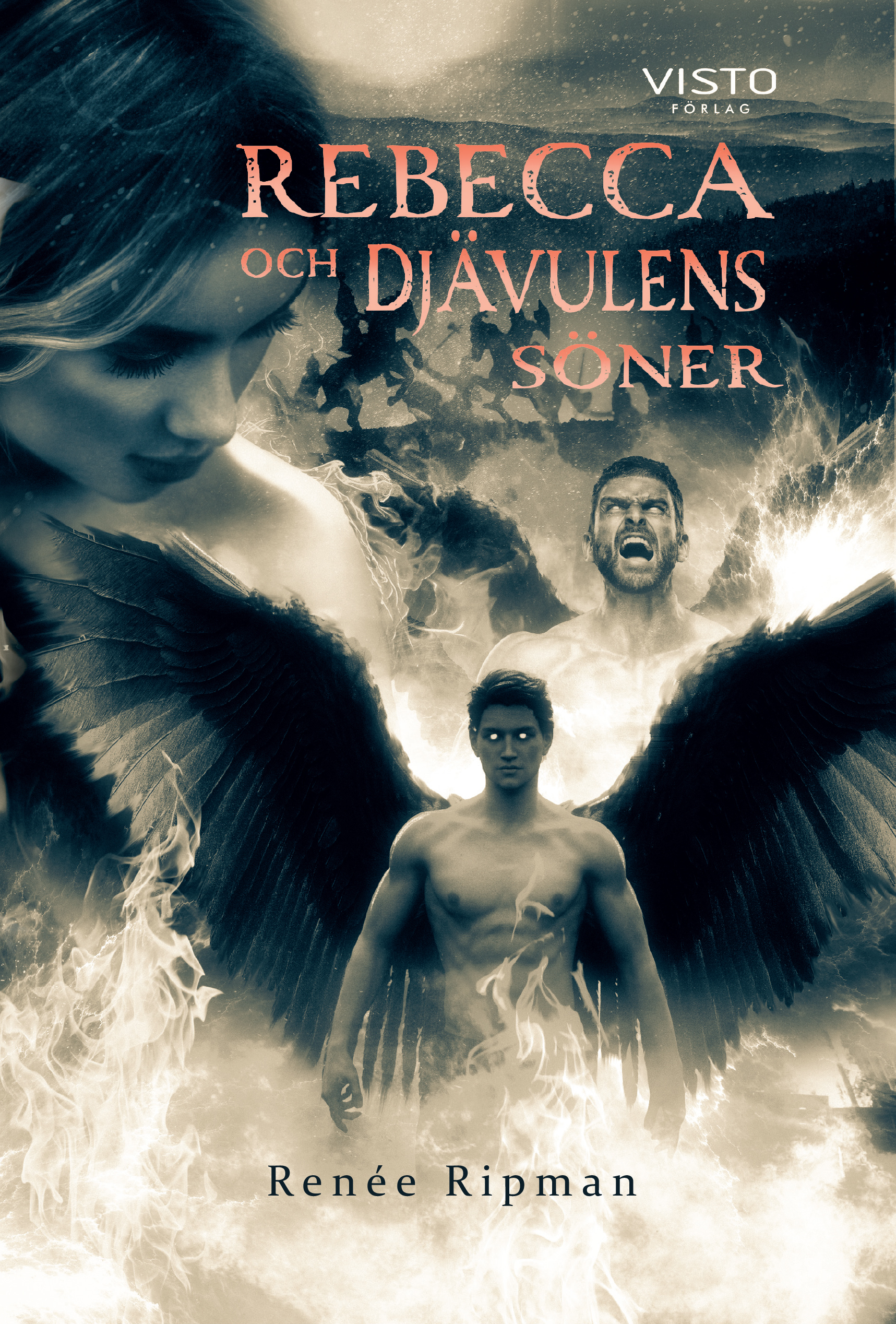 Omslag: Rebecca och Djävulens söner