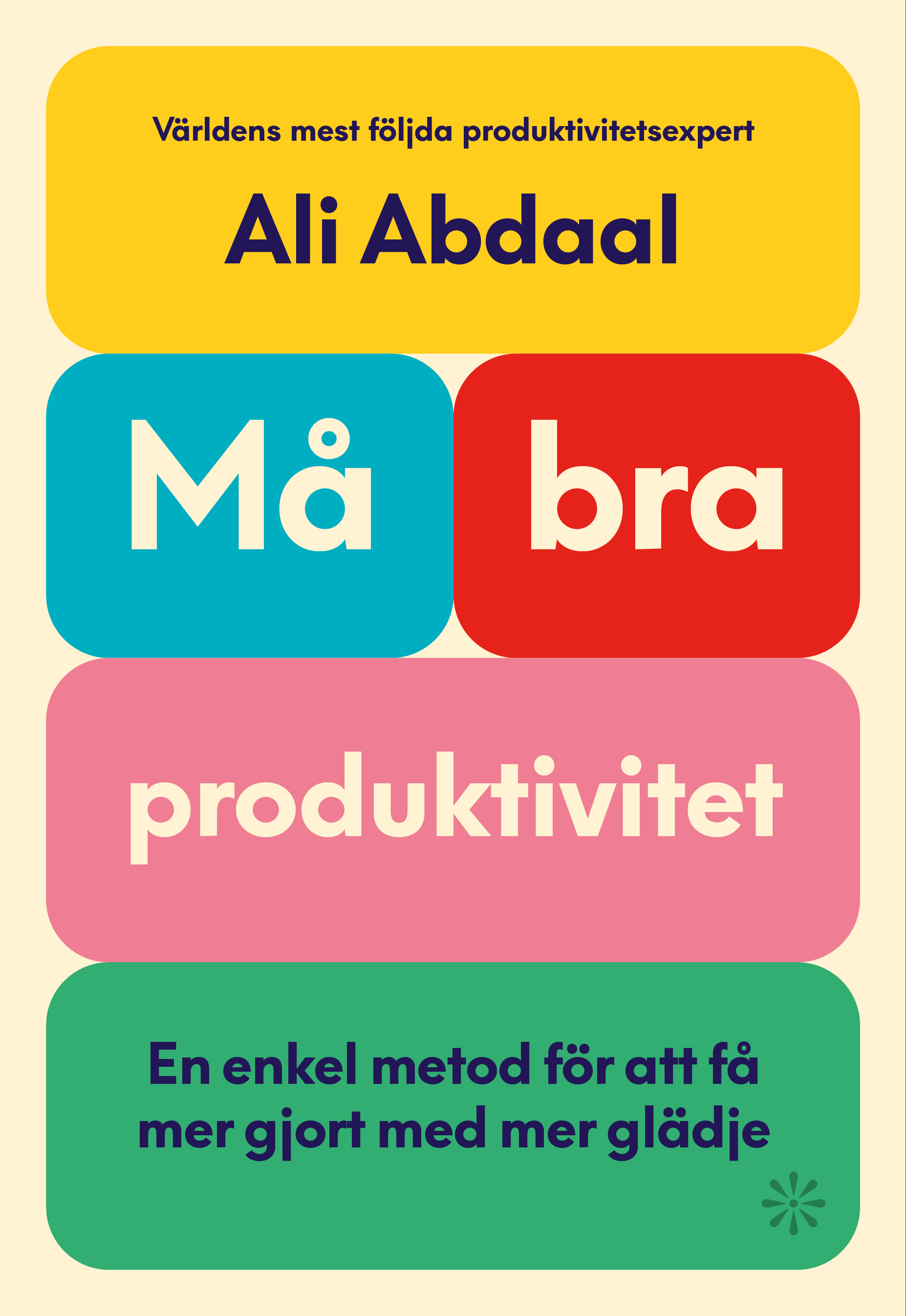 Omslag: Må bra-produktivitet : en enkel metod för att få mer gjort med mer glädje