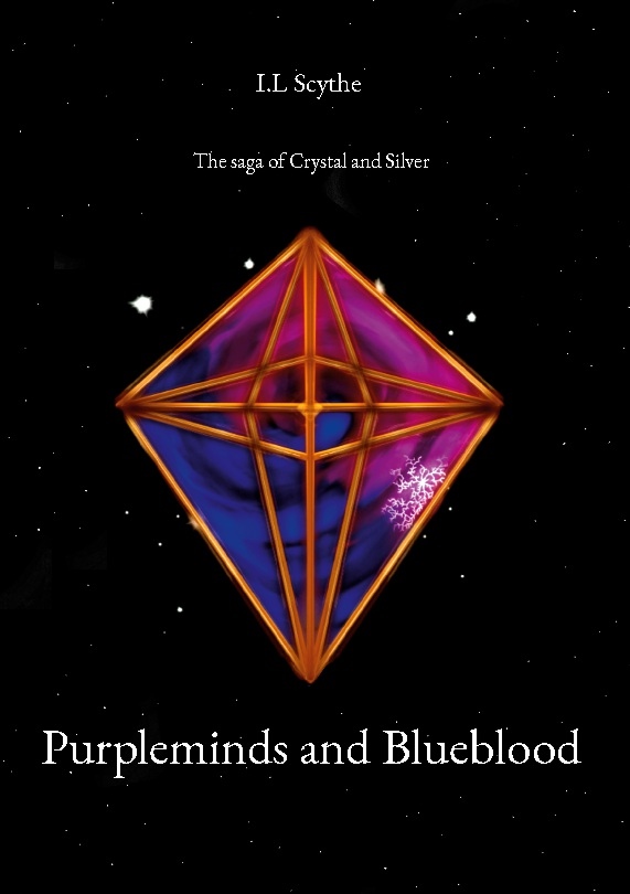 Omslag: Purpleminds and blueblood : the saga of crystal and silver