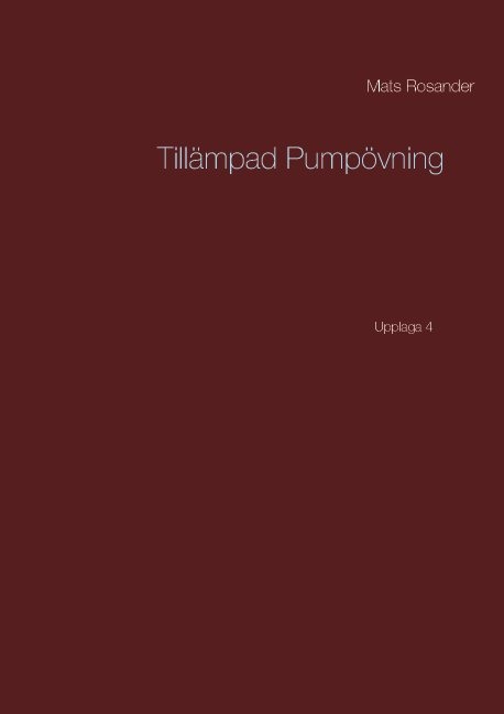 Omslag: Tillämpad pumpövning