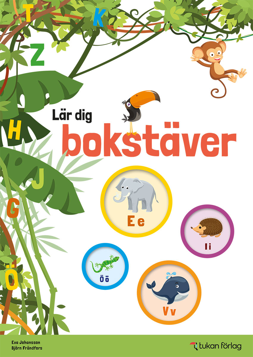 Omslag: Lär dig bokstäver