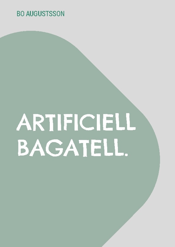 Omslag: Artificiell bagatell.