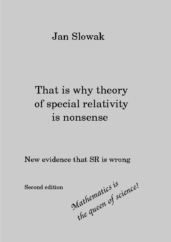 Omslag: That is why theory of special relativity is nonsense