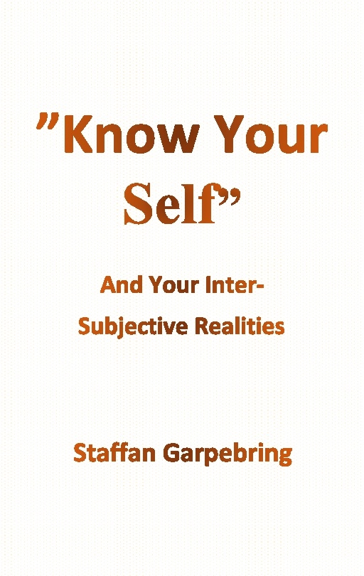Omslag: Know your self : and your inter-subject realities