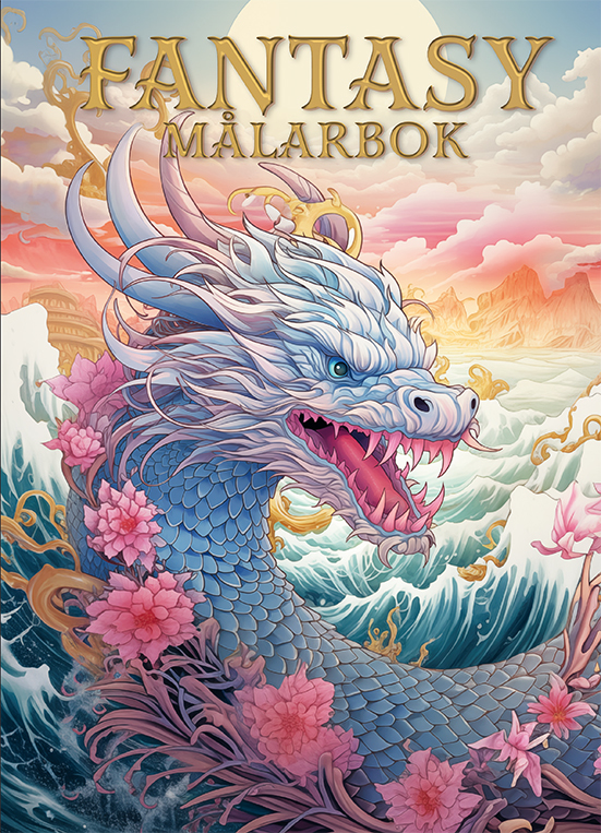 Omslag: Fantasy målarbok