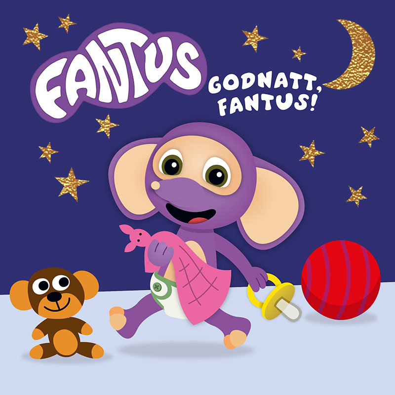 Omslag: Godnatt, Fantus!
