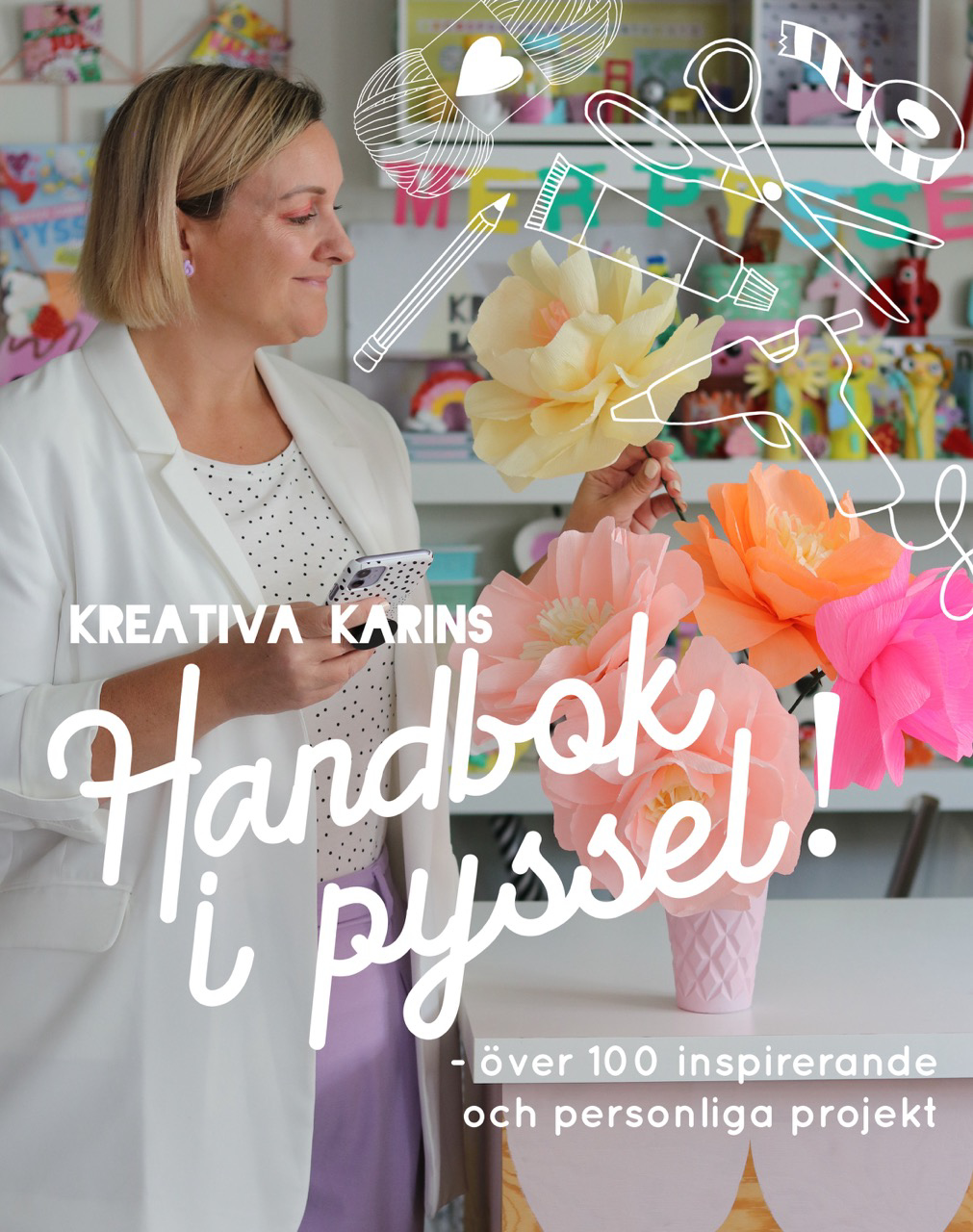 Omslag: Kreativa Karins handbok i pyssel