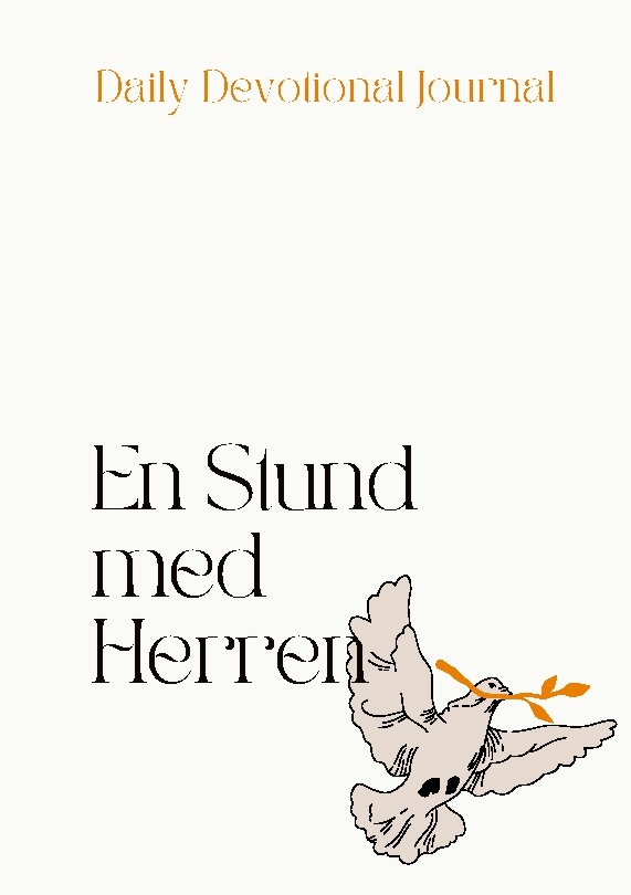 Omslag: Daily devotional journal : en stund med herren