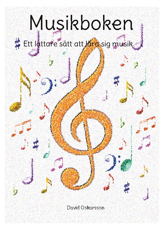 Omslag: Musikboken : ett lättare sätt att lära sig musik