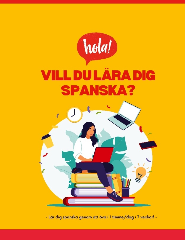 Omslag: Vill du lära dig spanska? : lär dig spanska på 1 timme/dag!