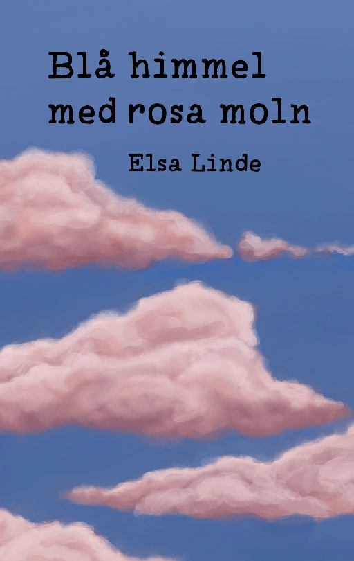 Omslag: Blå himmel med rosa moln