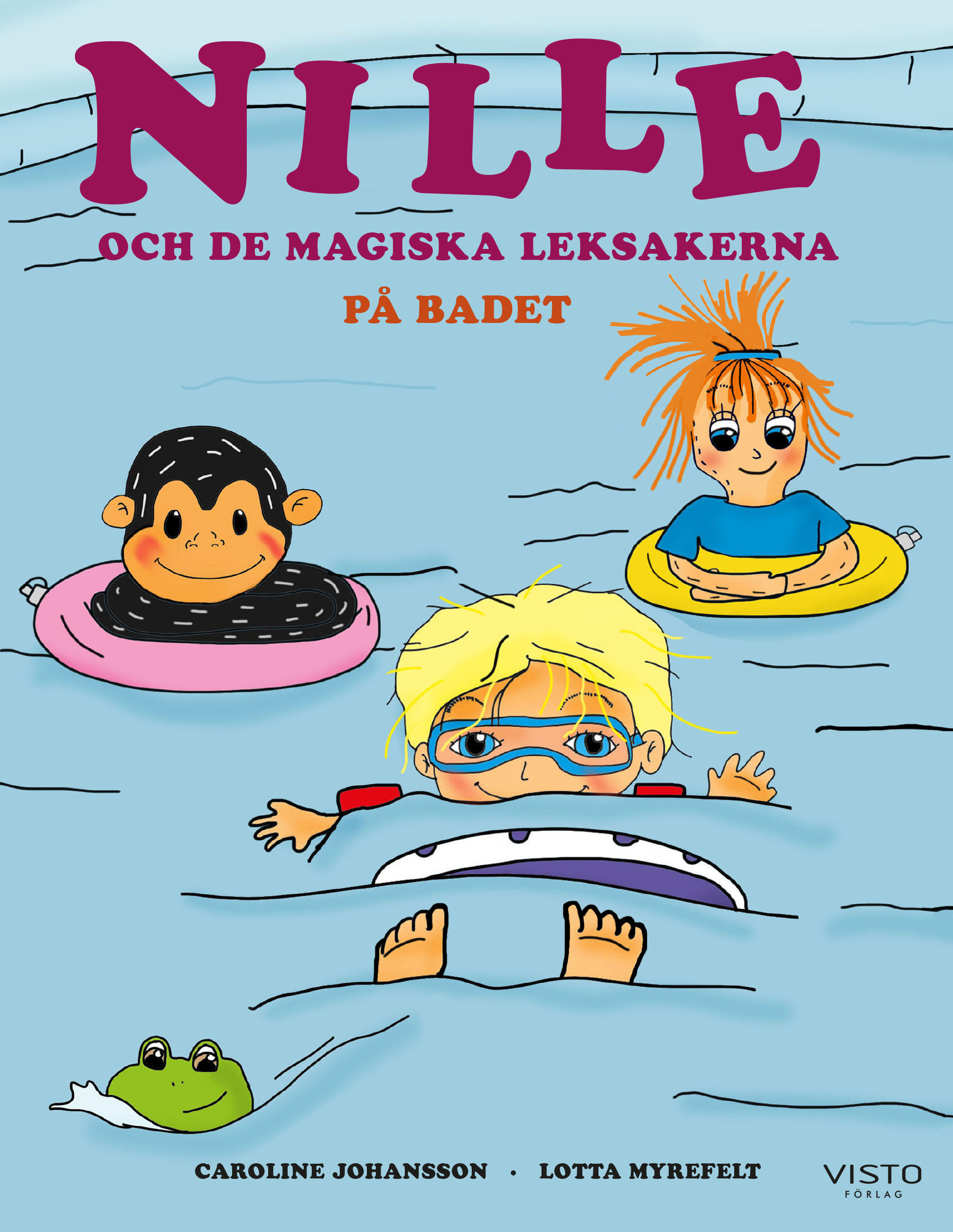 Omslag: Nille och de magiska leksakerna : på badet
