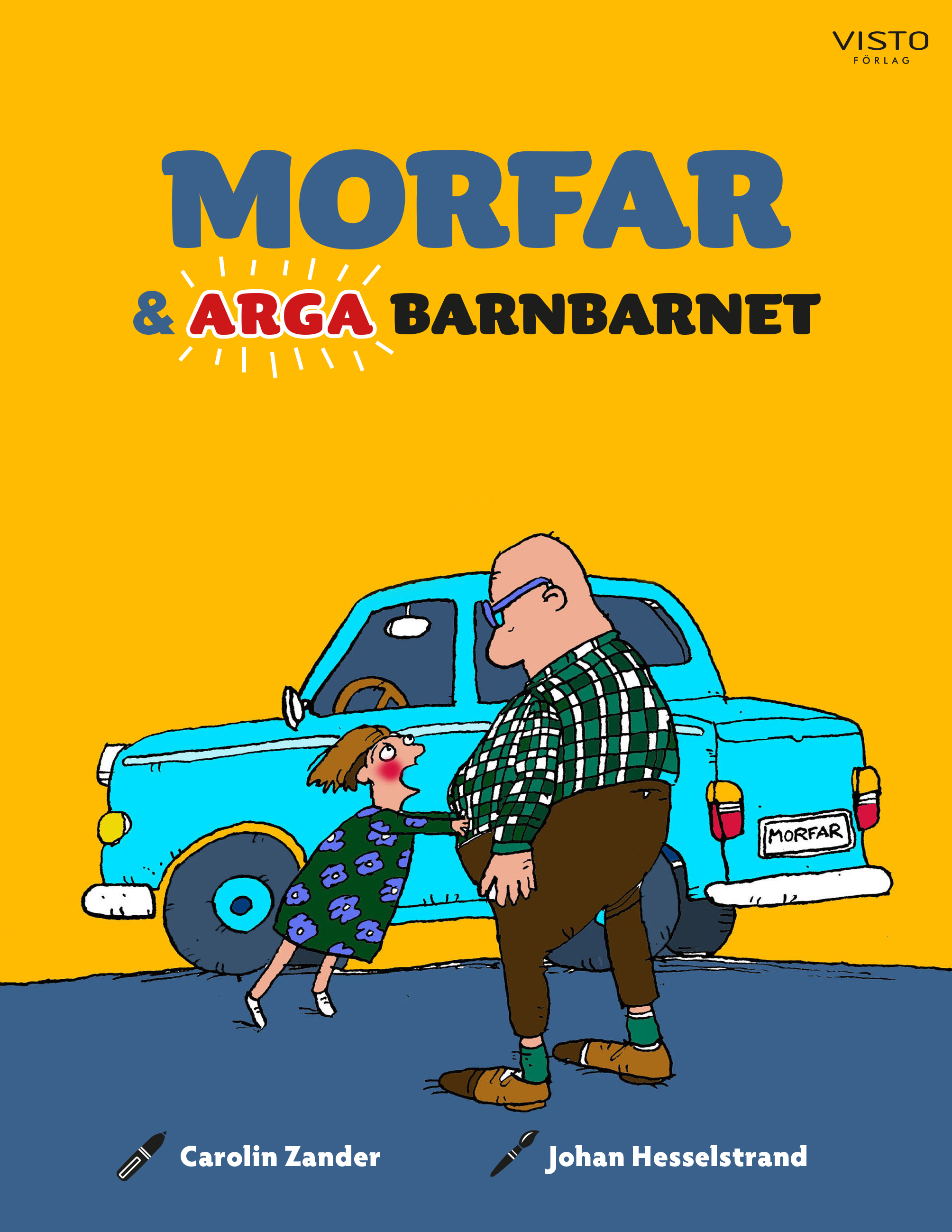 Omslag: Morfar och arga barnbarnet