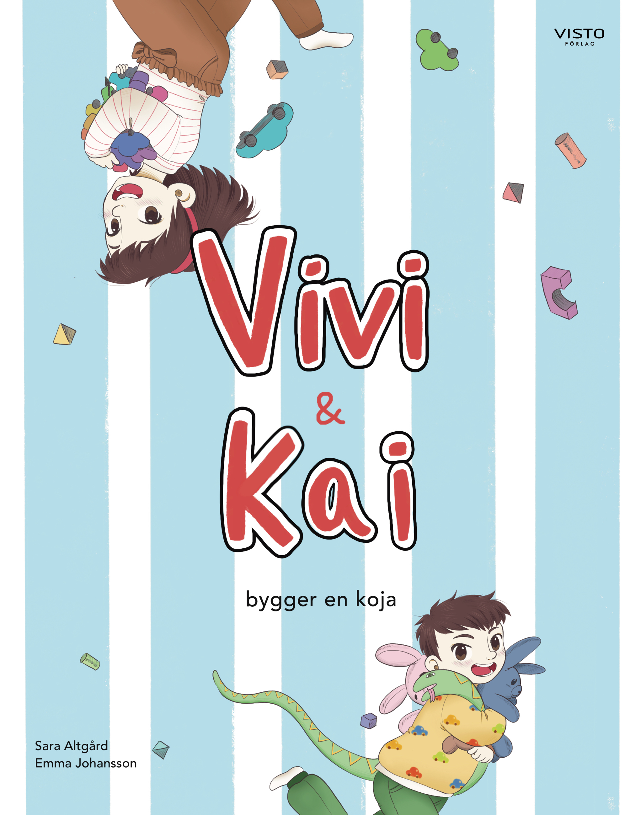 Omslag: Vivi och Kai bygger en koja