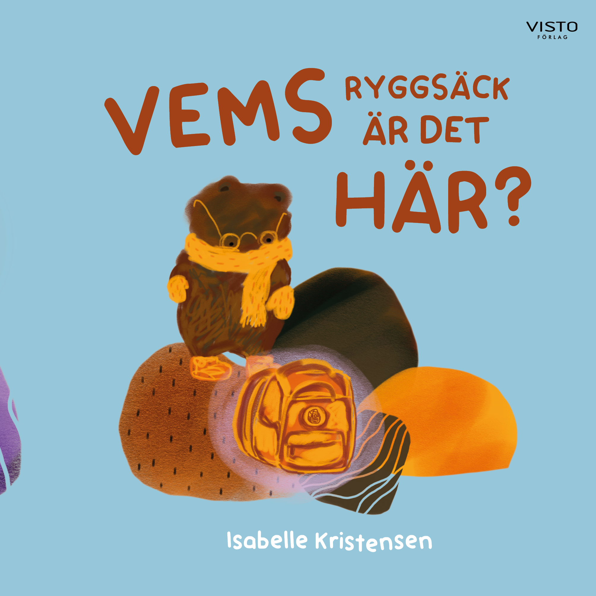 Omslag: Vems ryggsäck är det här?