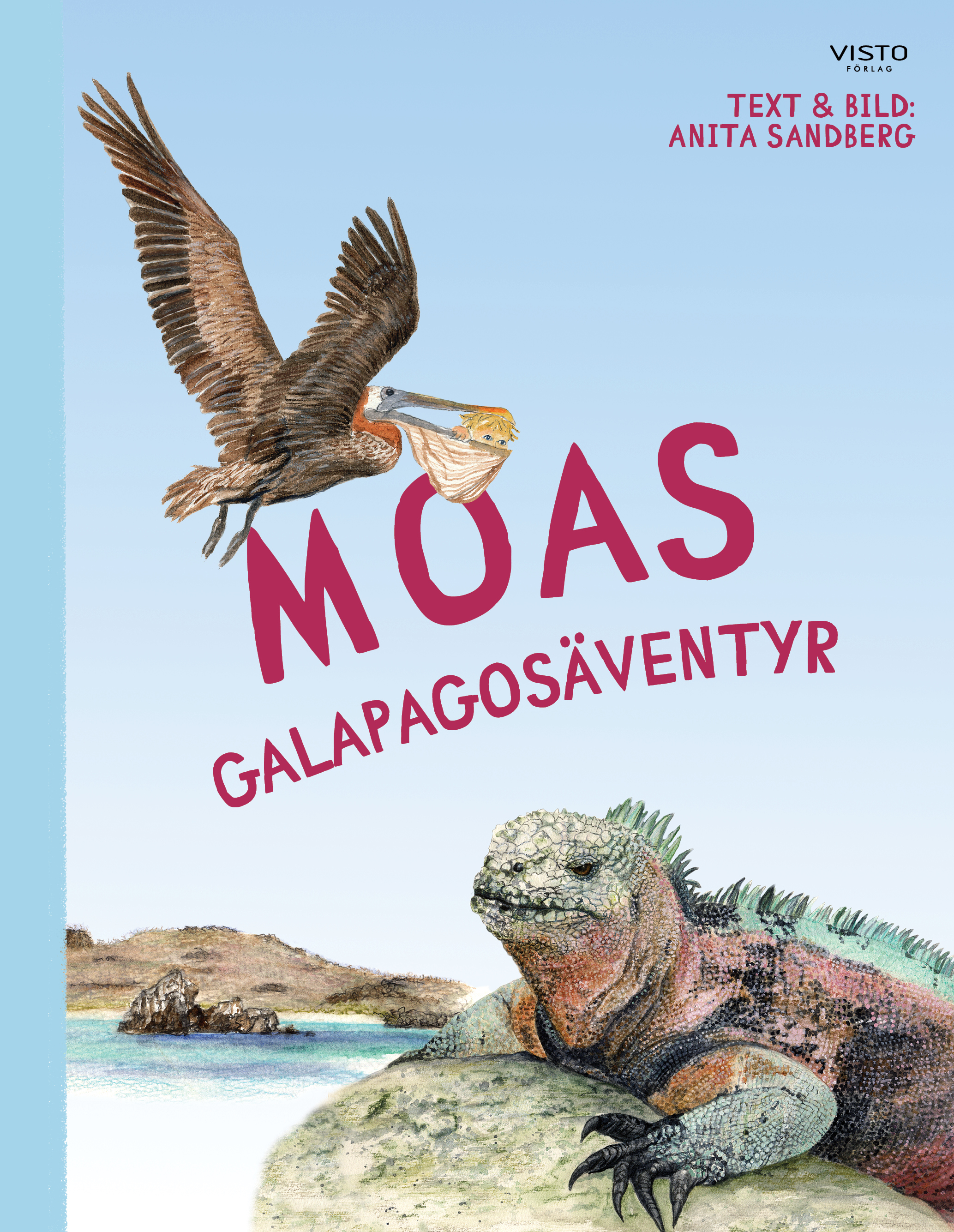 Omslag: Moas Galapagosäventyr
