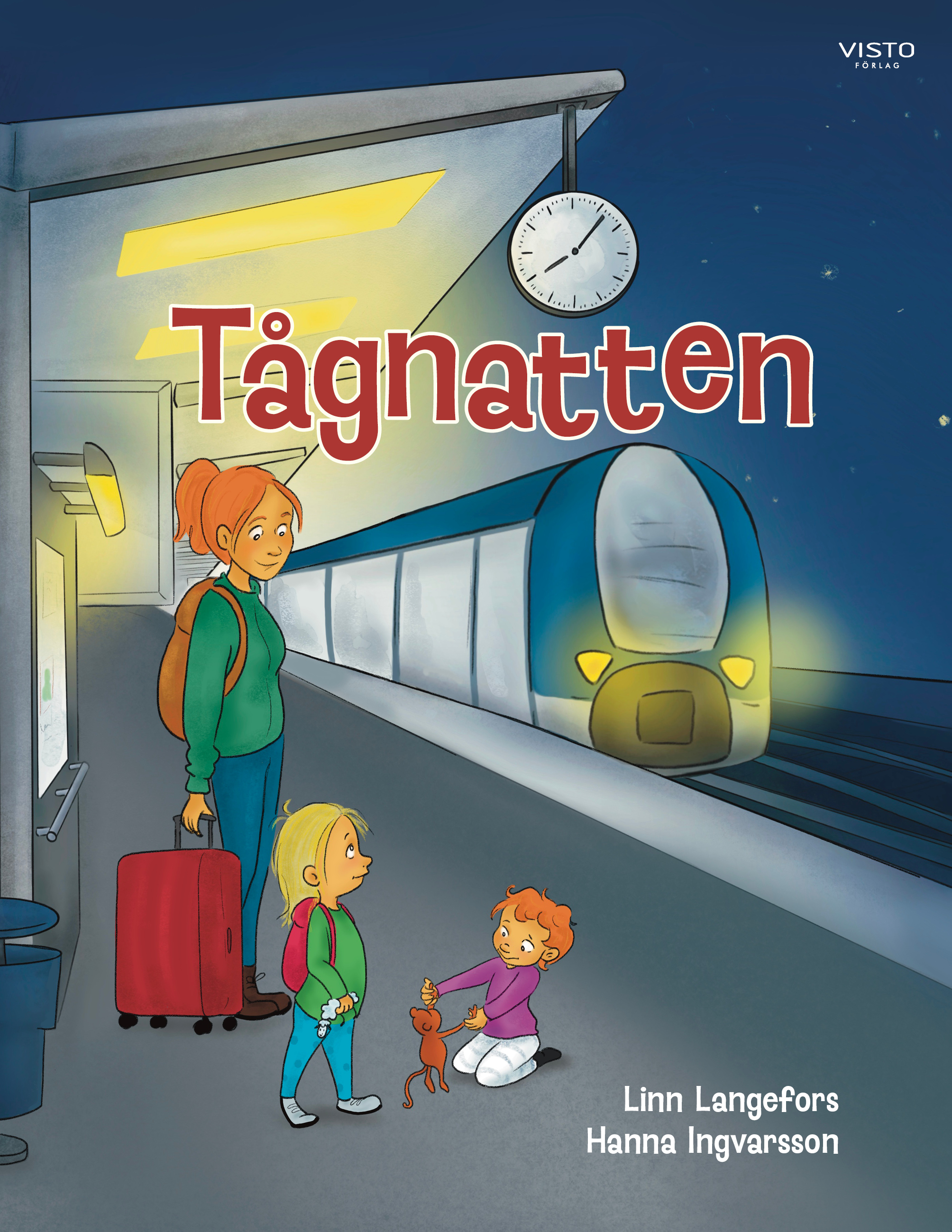 Omslag: Tågnatten