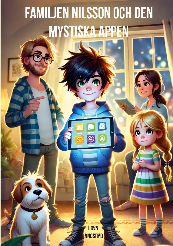 Omslag: Familjen Nilsson och den mystiska appen