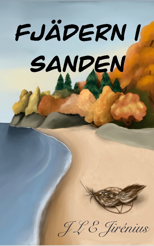 Omslag: Fjädern i sanden