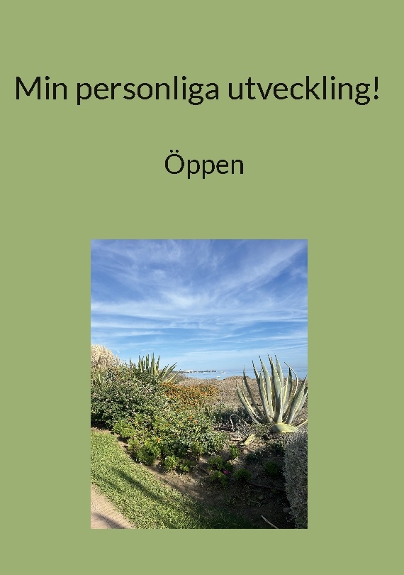 Omslag: Min personliga utveckling! : Öppen